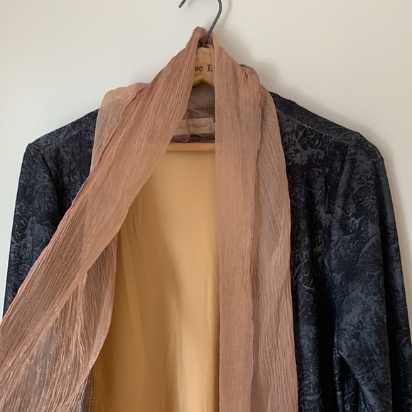 LONGLINE Jacket City Scape Simply Couture Women’s Long Sleeve Size Small - Picture 13 of 15